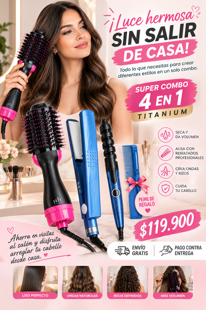 SUPER COMBO 4 EN 1 TITANIUM ✨