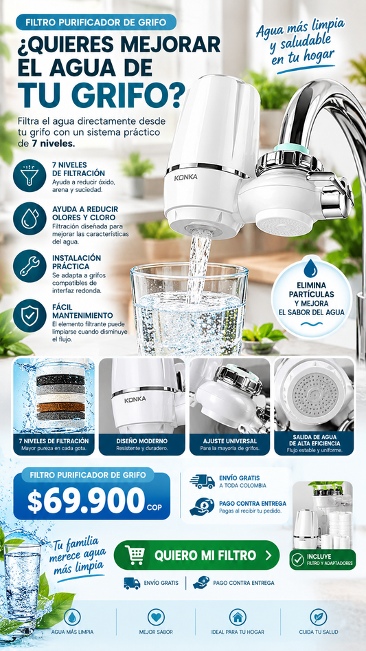 💧FILTRO PURIFICADOR DE AGUA 7 NIVELES💧